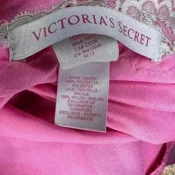 Y2k 2012 Shimmery Pink Victoria’s Secret Slip Size Large - Picture 9 of 9